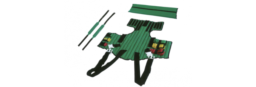 Wirbelsäulenimmobilisator aus beschichtetem Nylon – röntgenstrahlendurchlässig – Erwachsene