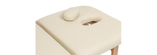 Letto in legno con foro - foro