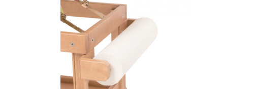 Professionelles Holzbett mit Loch und Rollenhalter - ROLLE