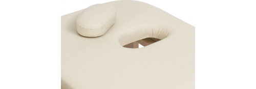Cama profesional de madera con agujero y soporte para rollo - AGUJERO