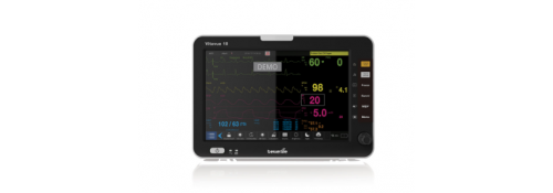 Multiparameter patient monitor with optional printer – 10″ display