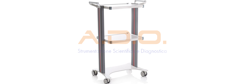 Carrello con ripiano 400 x 500 mm