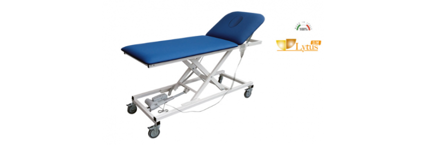 Electric medical examination table Lytus Slim with wheels
