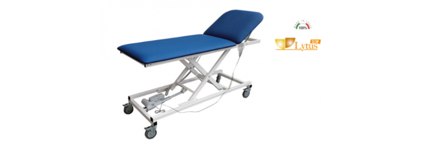 Cama de examen médica eléctrica con ruedas Lytus Slim