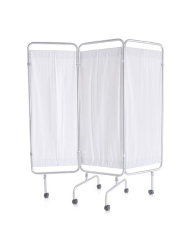 Painted steel screen – 3 panels