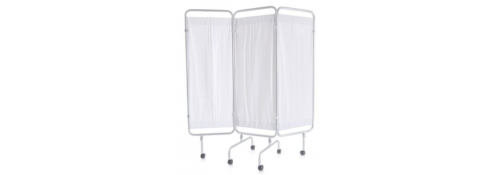 Painted steel screen – 3 panels