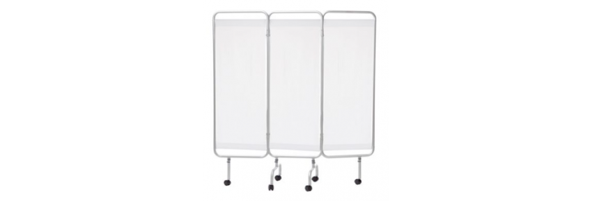 Biombo de aluminio anodizado – 3 paneles