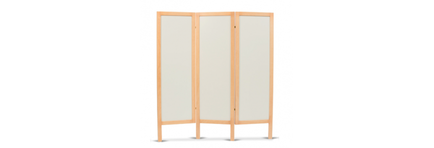 Holzparavent – 3-teilige MDF-Trennwand