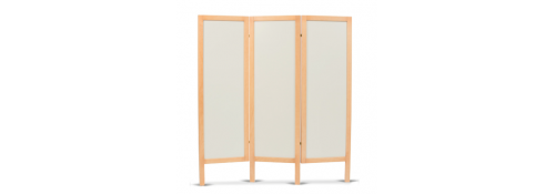 Holzparavent – 3-teilige MDF-Trennwand