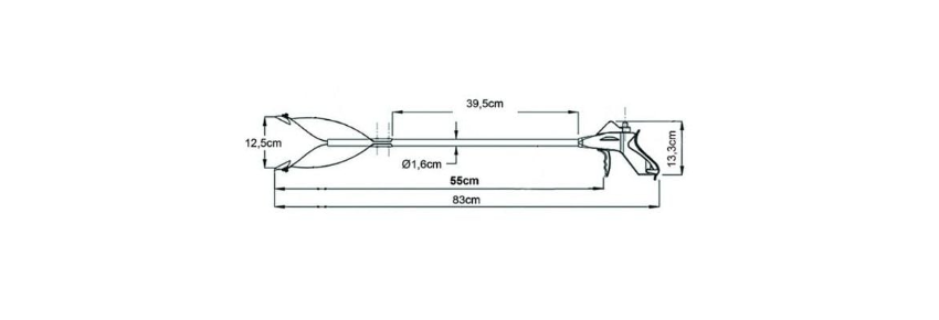 Pinza prensil para discapacitados esquema