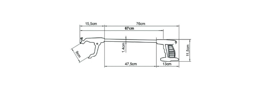 Handgrip for disabled with magnet - diagram