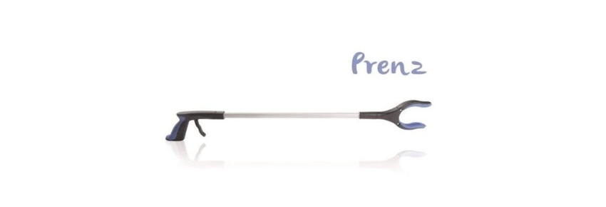 Pinza prensil para discapacitados con cabeza giratoria