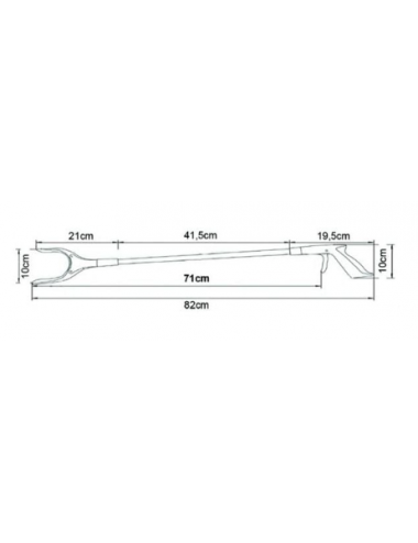 Prensile caliper for disabled with swivel head