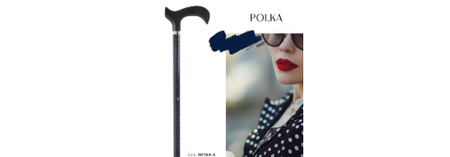 Aluminum cane with Derby handle - CARBONIO