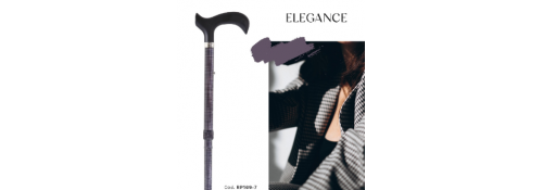 Canne en aluminium fantaisie avec poignée Derby - QUADRAT