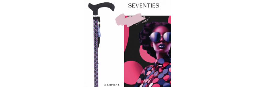 Fantasy aluminum stick with Derby handle - Brio Seventies