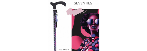 Fantasy aluminum stick with Derby handle - Brio Seventies