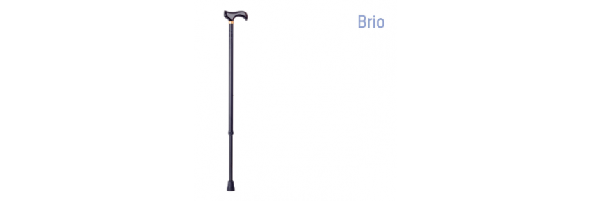 Bastone in alluminio con manico anatomico e puntale antiscivolo