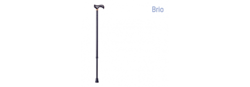 Aluminum cane with ergonomic handle and non-slip tip