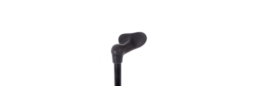 Aluminum cane with ergonomic handle and non-slip tip - handle