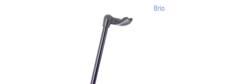 Aluminum stick with anatomical handle and non-slip tip zoom