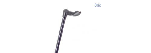 Aluminum cane with ergonomic handle and non-slip tip zoom