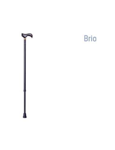 Aluminum stick with wooden...