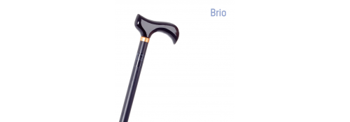Aluminum cane with wooden T-handle and non-slip tips