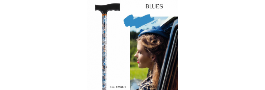 Bâton en aluminium fantaisie fleurs avec poignée en T en bois – BRIO