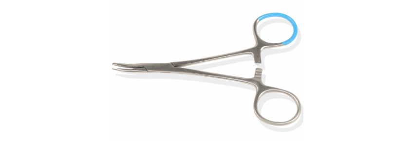 Pinces courbes hémostatiques pour artère Halsted - Mosquito - 12,5 cm