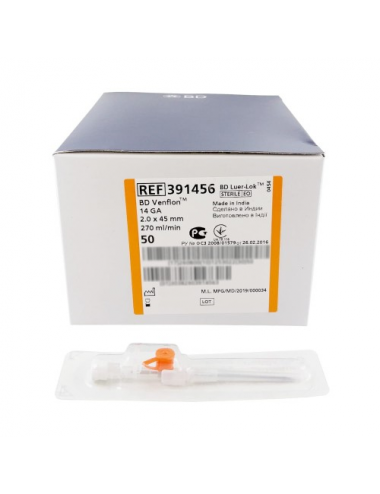 Venflon™ BD Cannula Needles - 14G x 45 mm