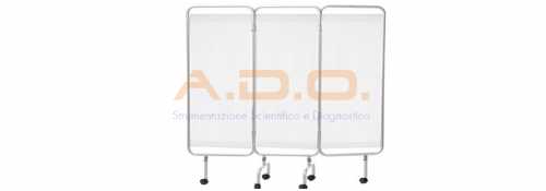 PARAVENTO IN ALLUMINIO ANODIZZATO – 3 ANTE STANDARD