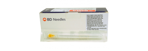 Agujas Espinales BD Quincke 20/G - 0,9x90 mm