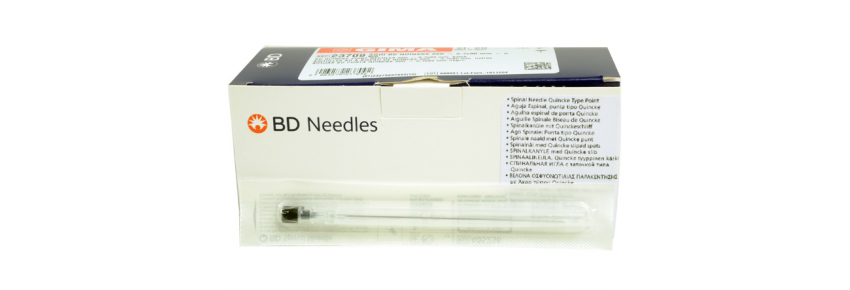 BD Quincke 22/G - 0,7x90 mm Spinalnadeln