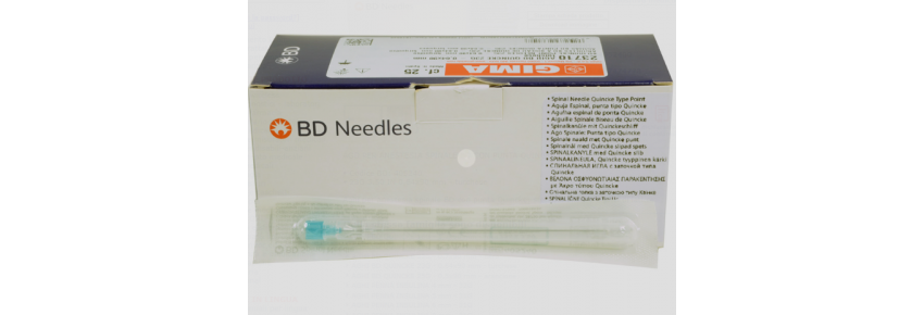 BD Quincke Spinal Needles 23/G - 0.64x90 mm