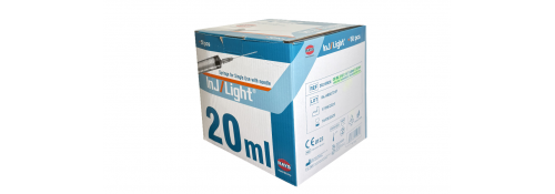 Syringes InJ/Light® - 20 ml Cone Luer Excentrique