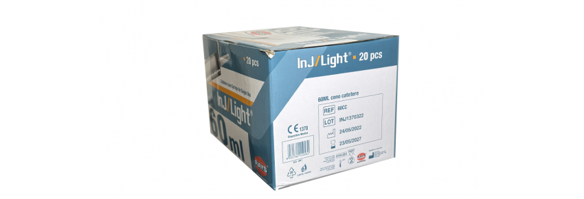 Syringes Cone Catheter 60 ml Sans Aiguille