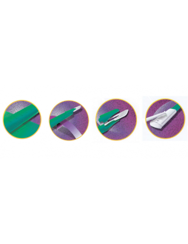 Sterile disposable scalpel - No. 15c