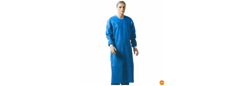 Blouse en TNT stérile imperméable chirurgicale protectrice - L