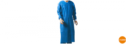 Blouse en TNT stérile imperméable chirurgicale protectrice - L