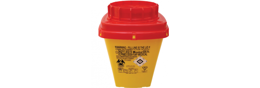 SAFETY CONTAINER FOR SHARPS 3 lt