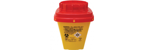 Security container for cutting edges 3 lt