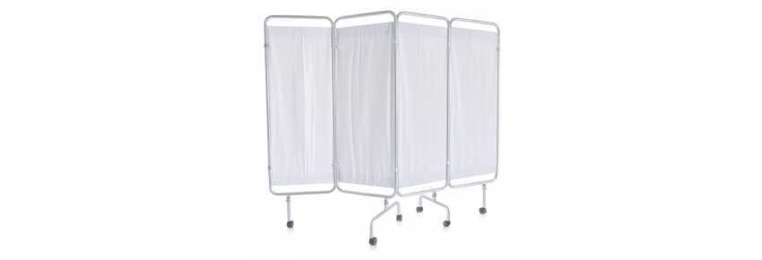 Painted steel screen – 4 panels