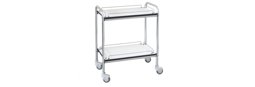 Aluminum Service Carts for Aisle - Medium
