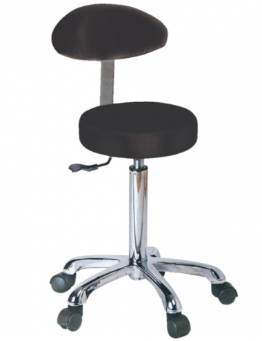 Stool with backrest