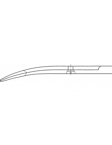 Tijeras Dissectivas Curvas STEVENS (Tenotomía) – 115 mm, anillos grandes, puntas romas