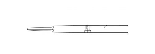 Ciseaux RAGNELL Dissecteurs Droit (Sous-coupe) – 135 mm, grands anneaux, pointe plate biseautée