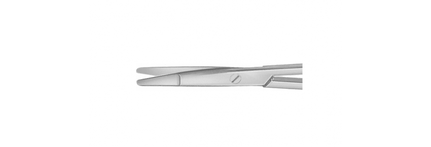 Tijeras RAGNELL Dissectivas Rectas (Desplazamiento) – 135 mm, anillos grandes, punta plana redondeada