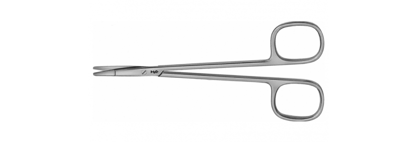 Tijeras RAGNELL Dissectivas Rectas (Desplazamiento) – 135 mm, anillos grandes, punta plana redondeada