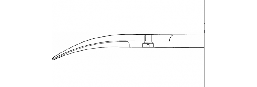 Delicate Scissors (Iris) Curved – 95 mm, sharp tips